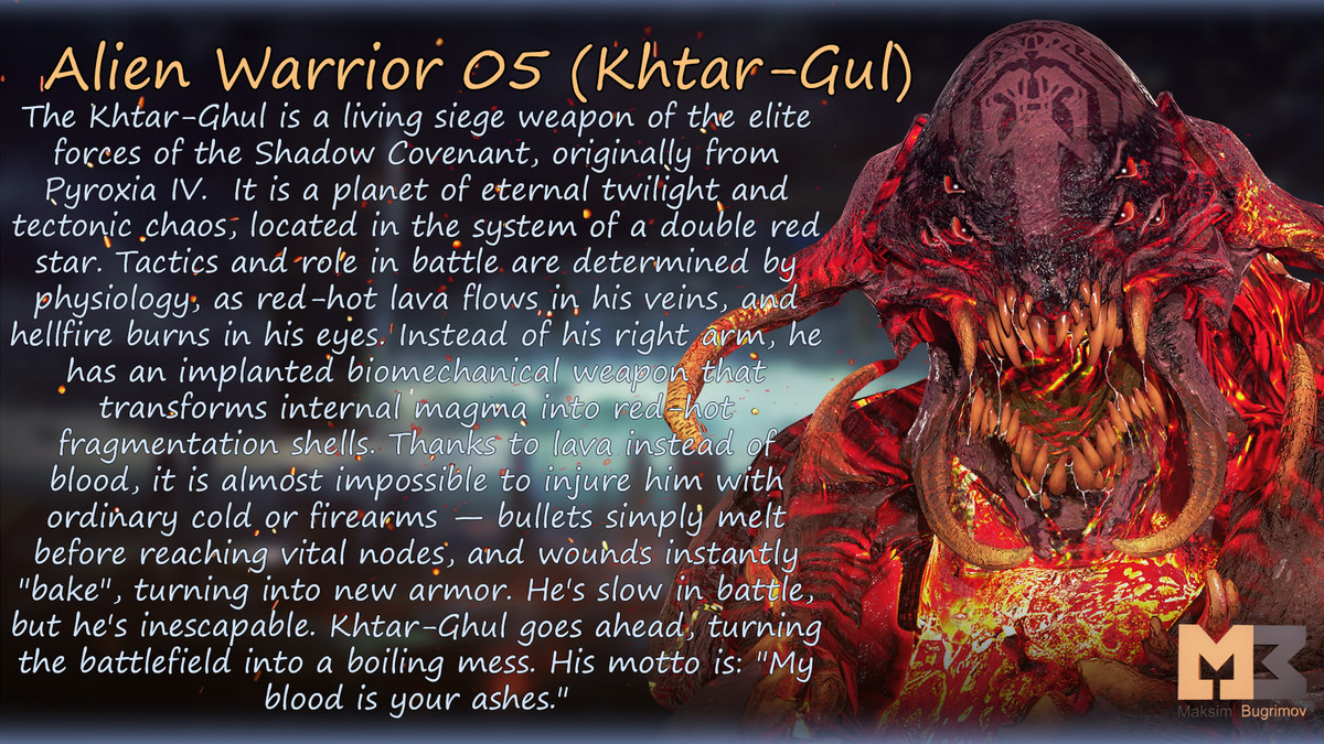 Character Alien Warrior 05