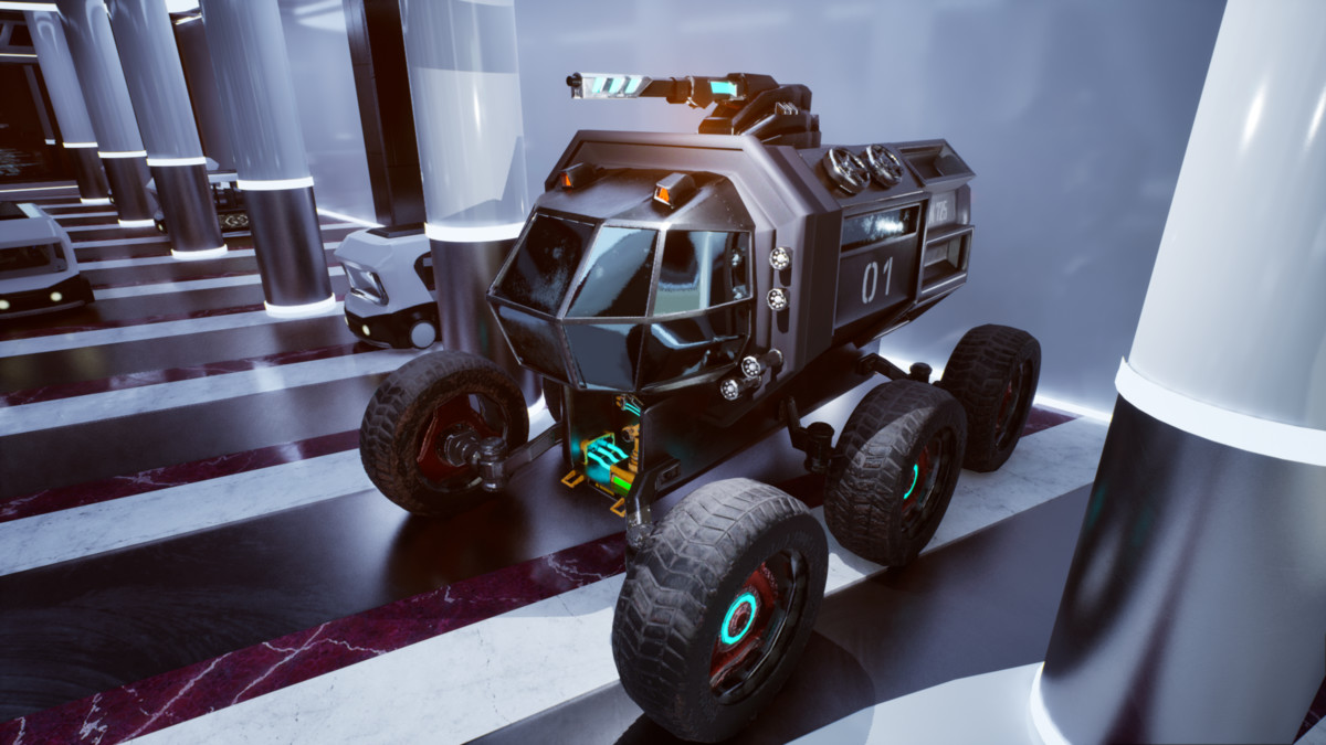 Futuristic Environment Kit Vol.3 – Sci-Fi Armory Facility