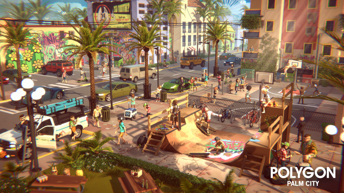 POLYGON - Palm City - Art by Synty