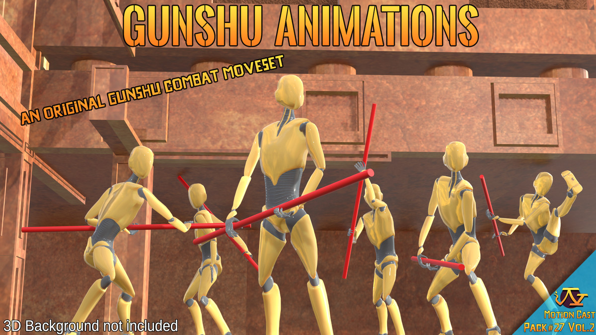 Gunshu animations (Motion Cast#27 Vol.2)