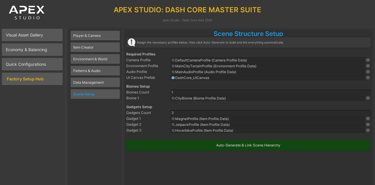 Dash Core Endless Runner