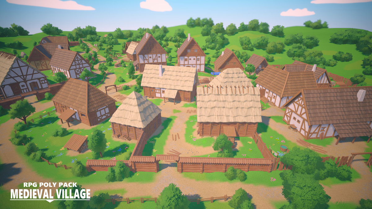 RPG Poly Pack - Medieval Village