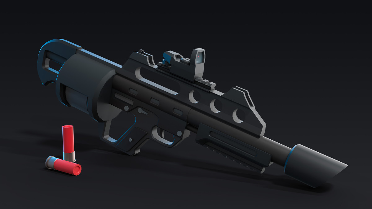 Firearms - Low Poly 3D Models Pack