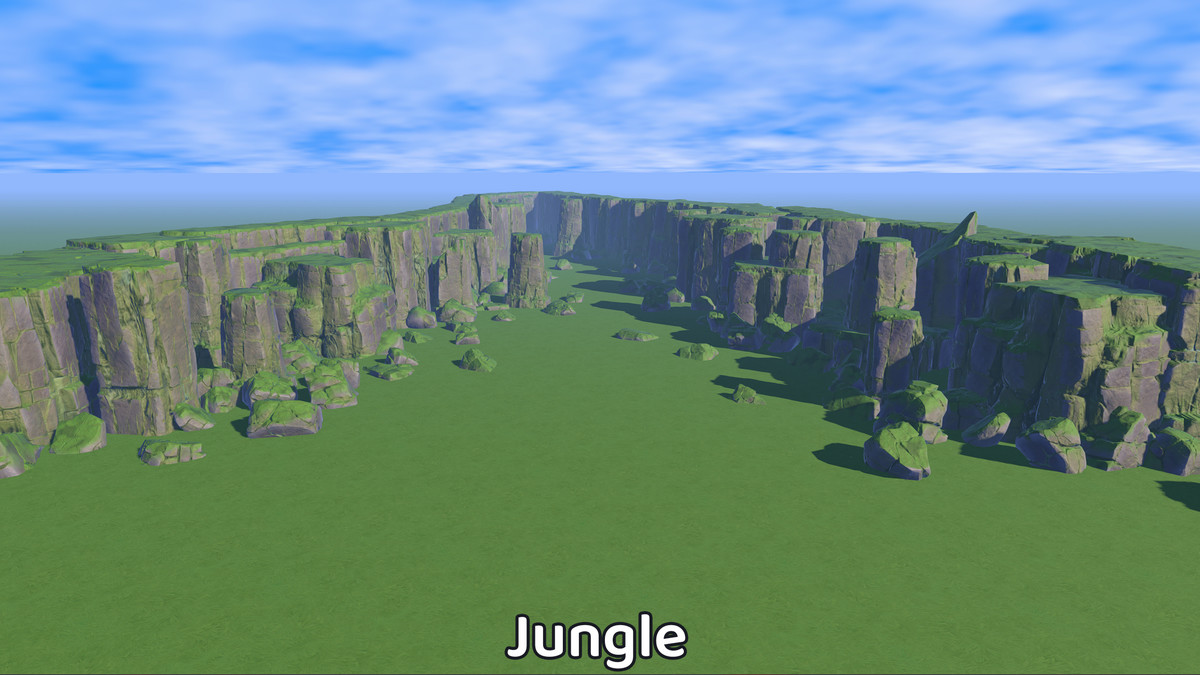 Stylized Nature - Blocky Cliffs