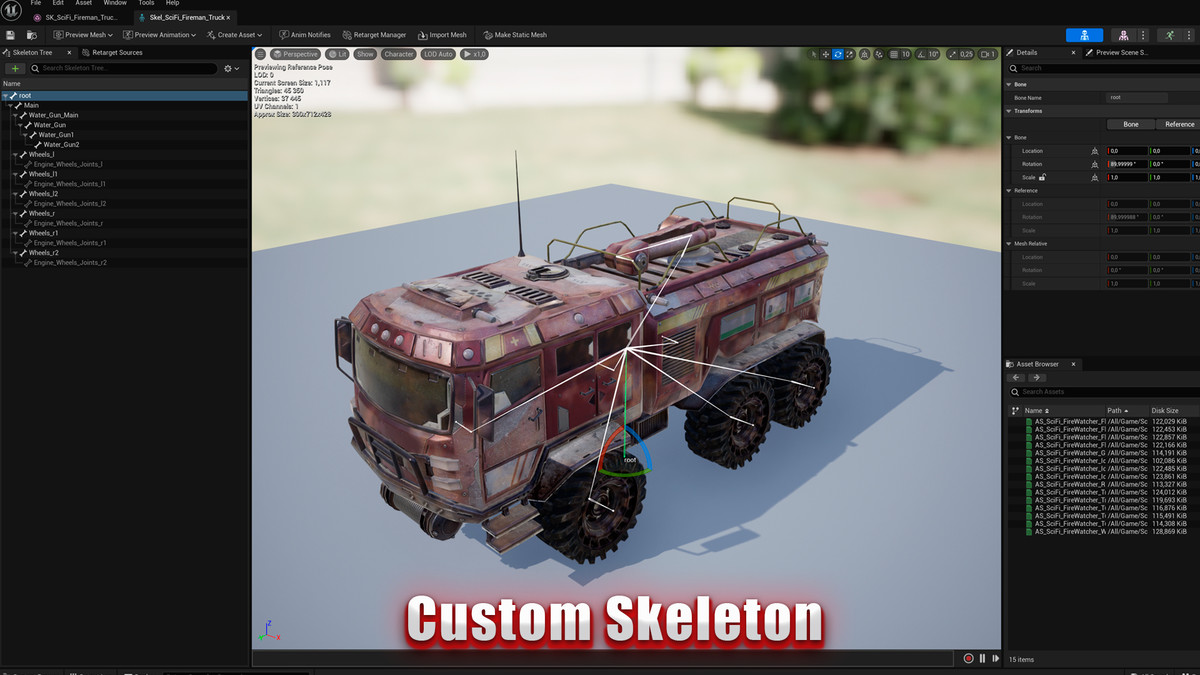Sci-Fi Transport - Fireman truck