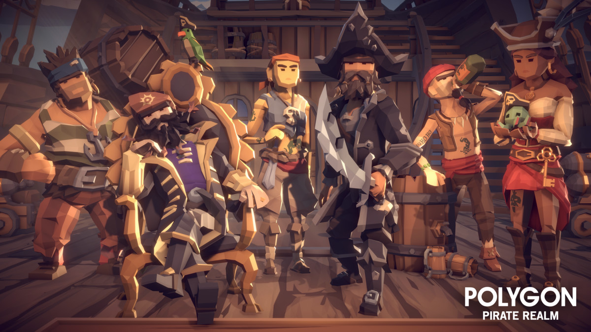 POLYGON - Pirate Realm - Art by Synty