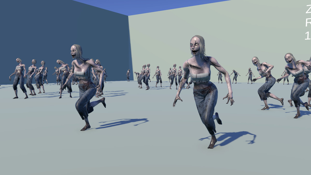 Female Zombie Animations