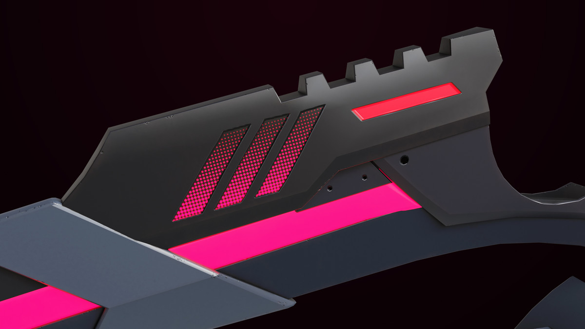 Sci Fi Sword 10 Red URP HDRP Textures