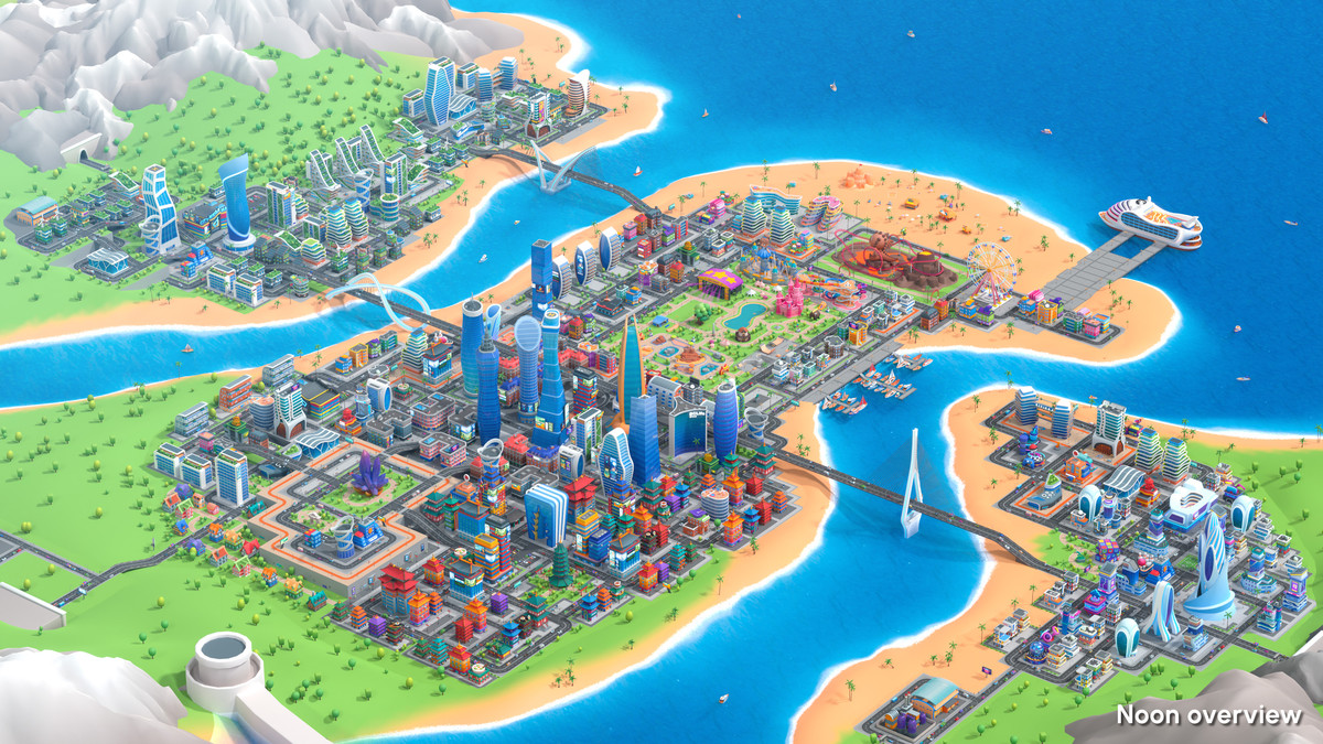 Cartoon City - Low Poly City 3D Models Pack