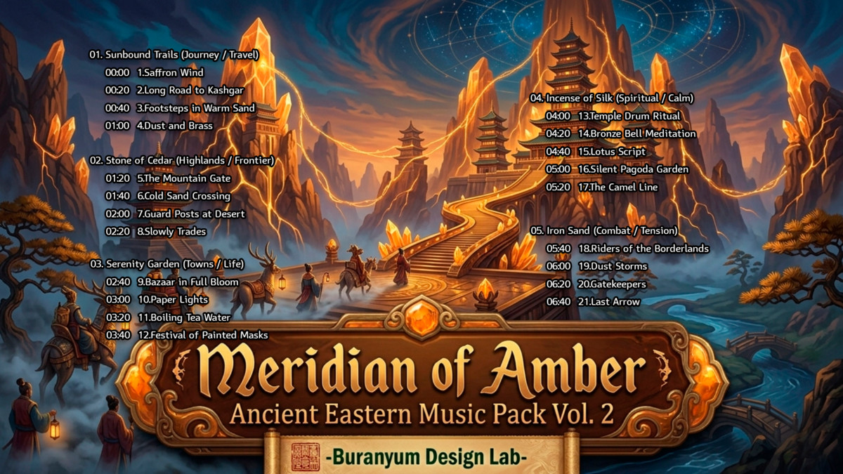 Meridian of Amber – Ancient Eastern Music Pack Vol. 2