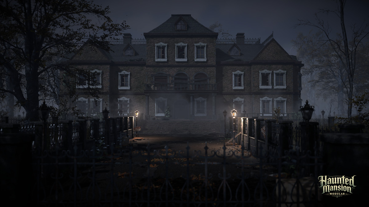 Modular Haunted Mansion (Haunted Mansion, Haunted House, Modular House, Mansion)