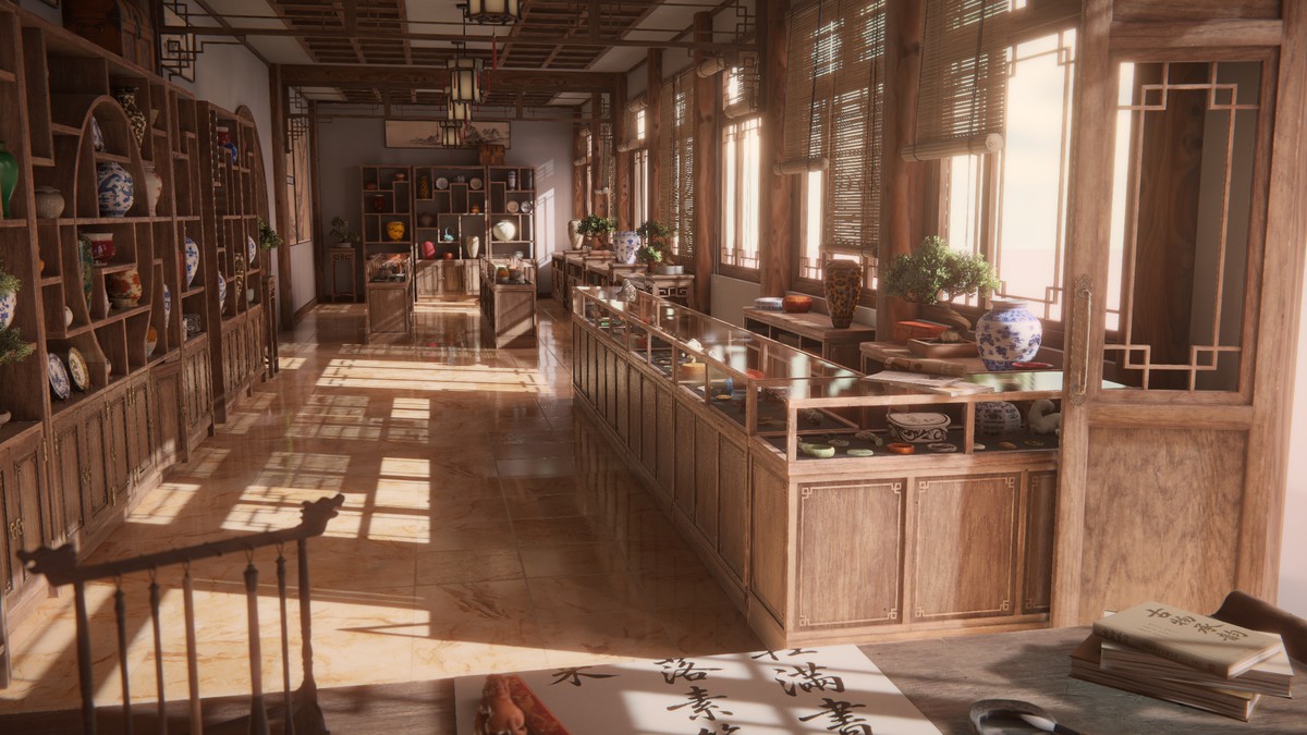 Chinese antique shop