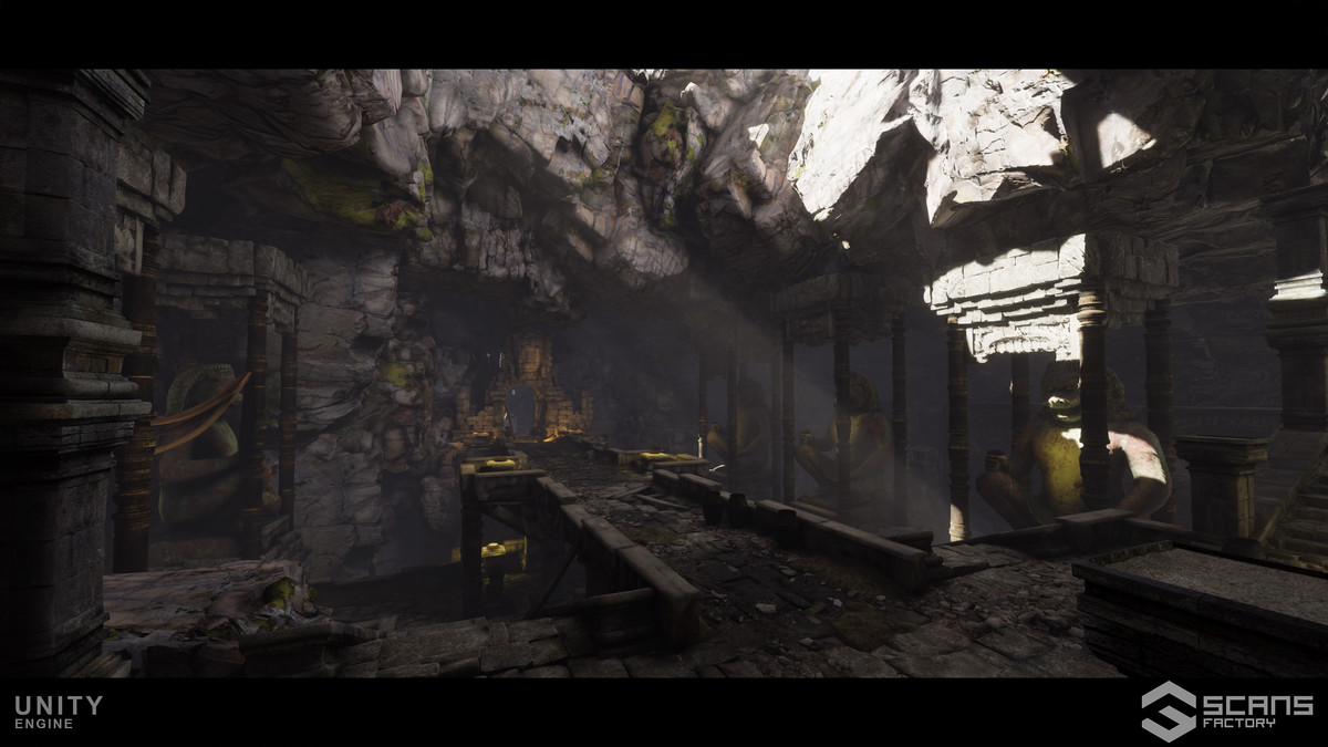[HDRP] Ancient Temple Ruins - Mountains Environment