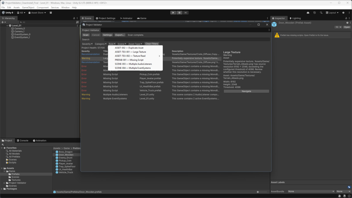 Project Validator