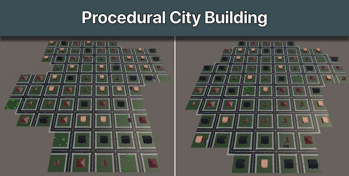 SmartCity Generator - Procedural City Builder For Unity 6.0