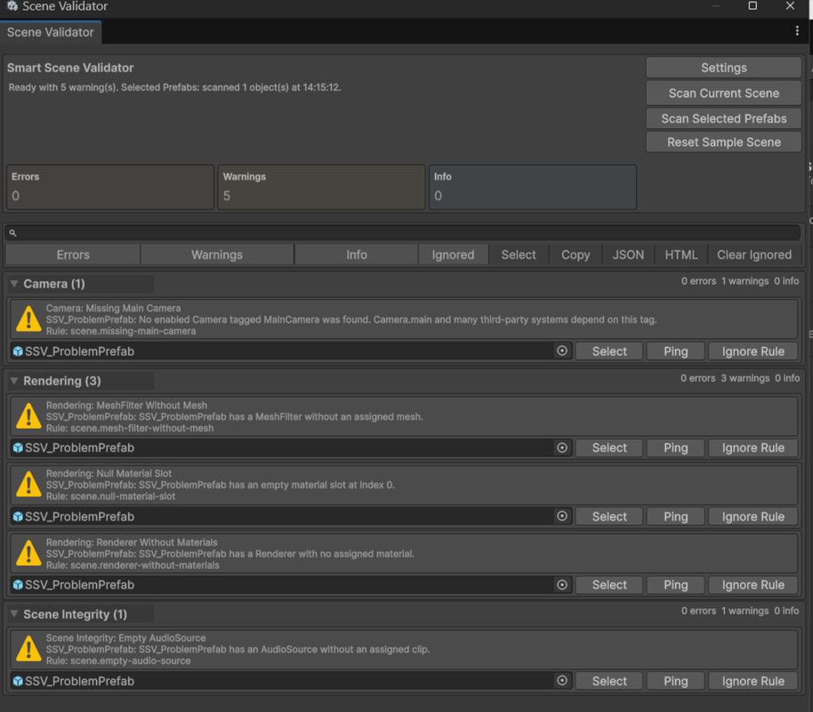 Smart Scene Validator