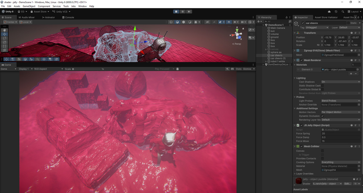 Jelly shader (URP, HDRP)