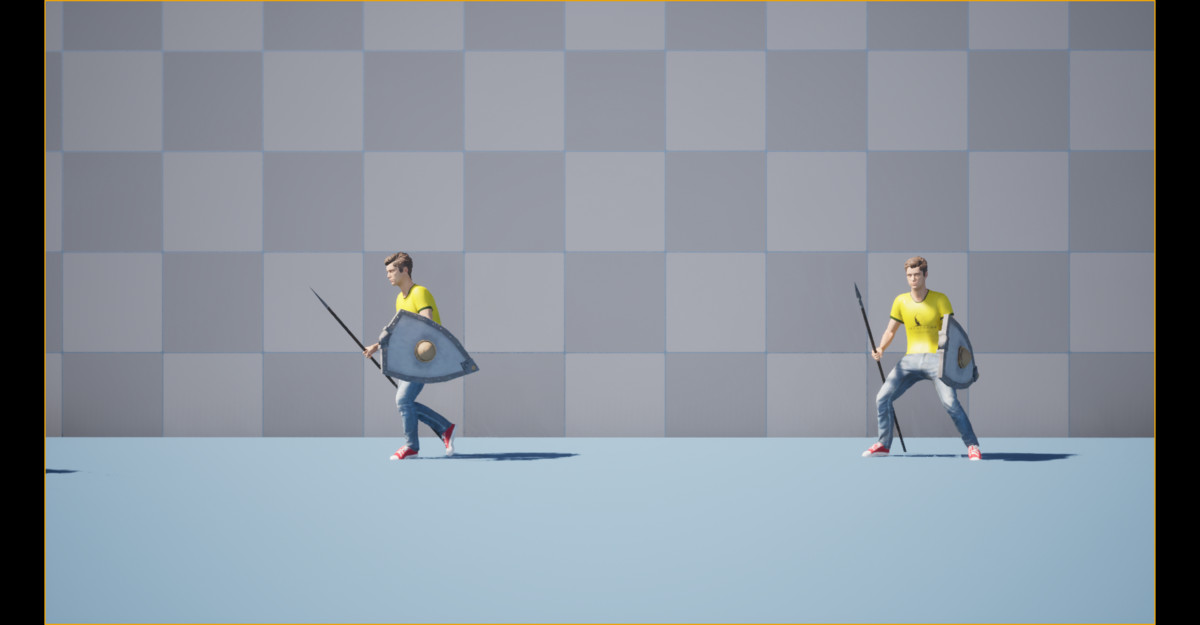Medieval Castle Guard Animation
