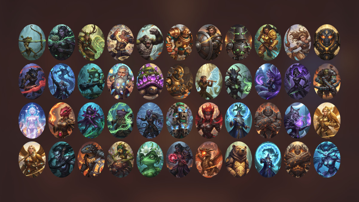 Card Battler Game Assets Pack for Fantasy RPG and Strategy Mobile Games