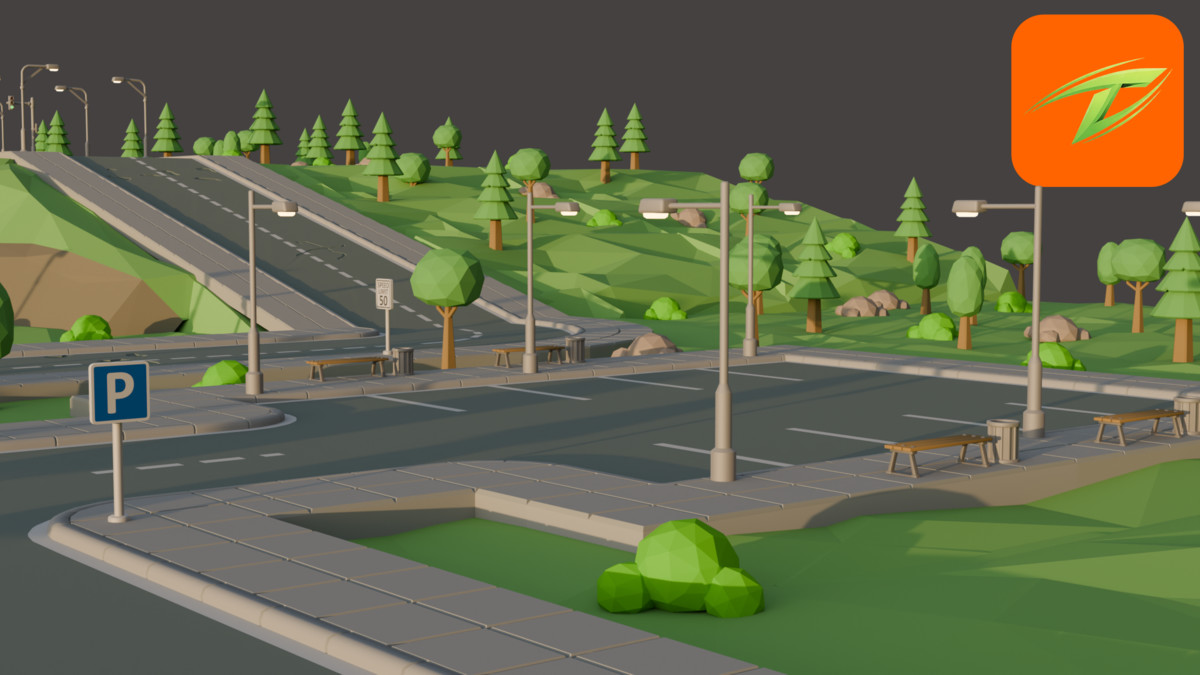 Stylized Road Pack - Thinkix Studios