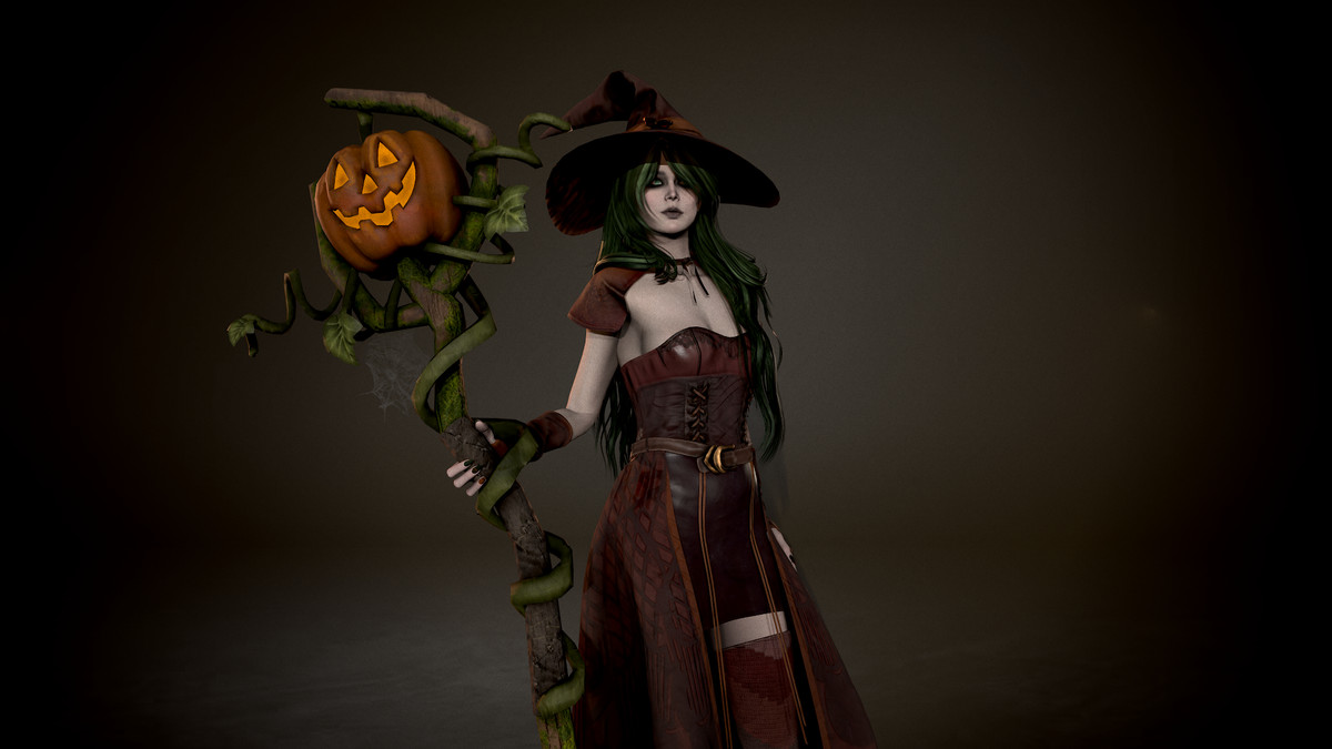 Witch 3D Character