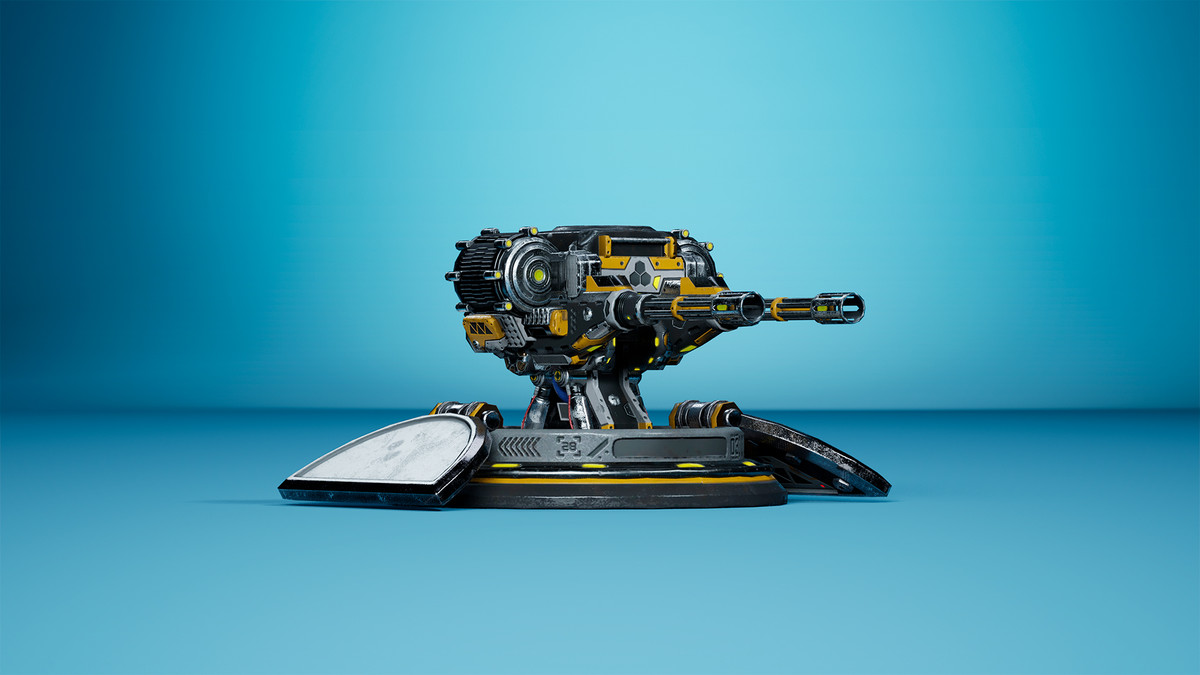 Sci-Fi Turrets pack 1