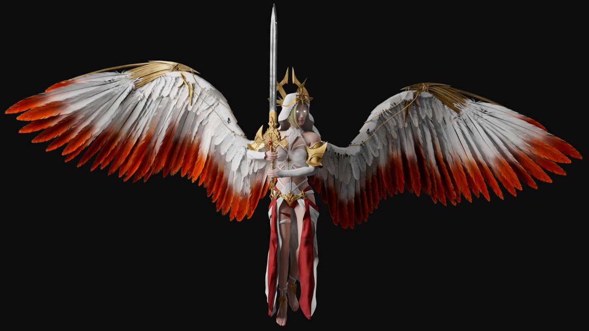 Female Angel Knight