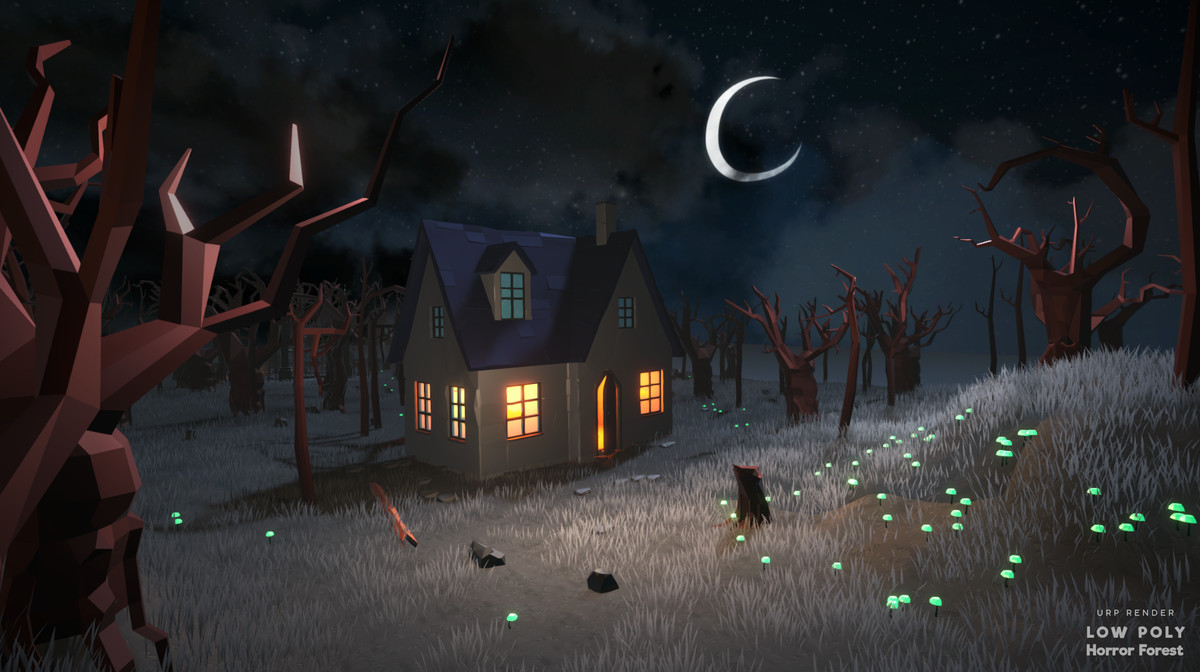 Low Poly Horror Forest