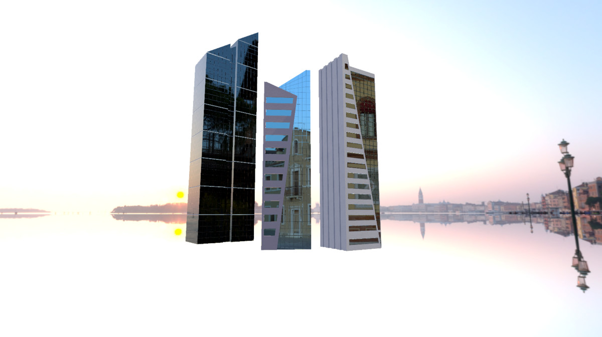 30 Modern Buildings Collection + Normal Maps (Game Ready)