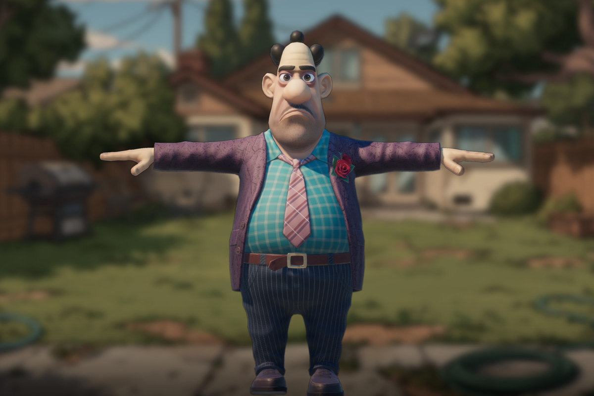 Stylized Funny Male Character