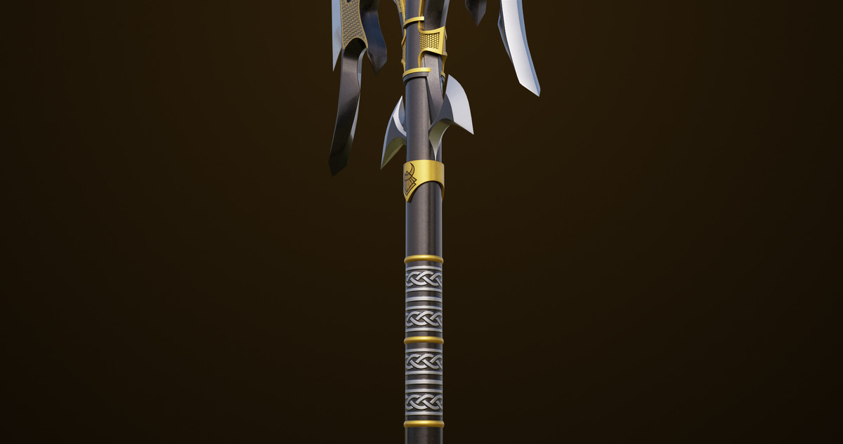 Battle Axe 01 URP HDRP Textures