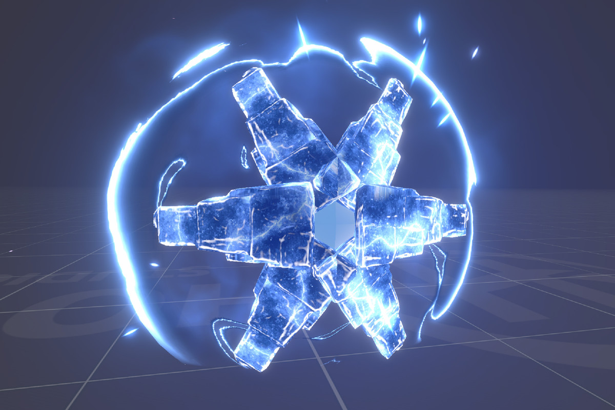Realistic RPG ice and snow effects set
