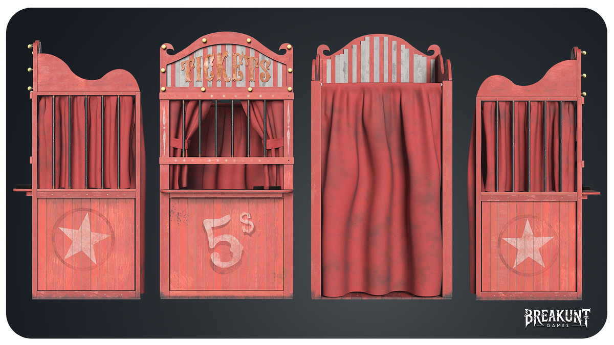 Circus Entrance with Tickets