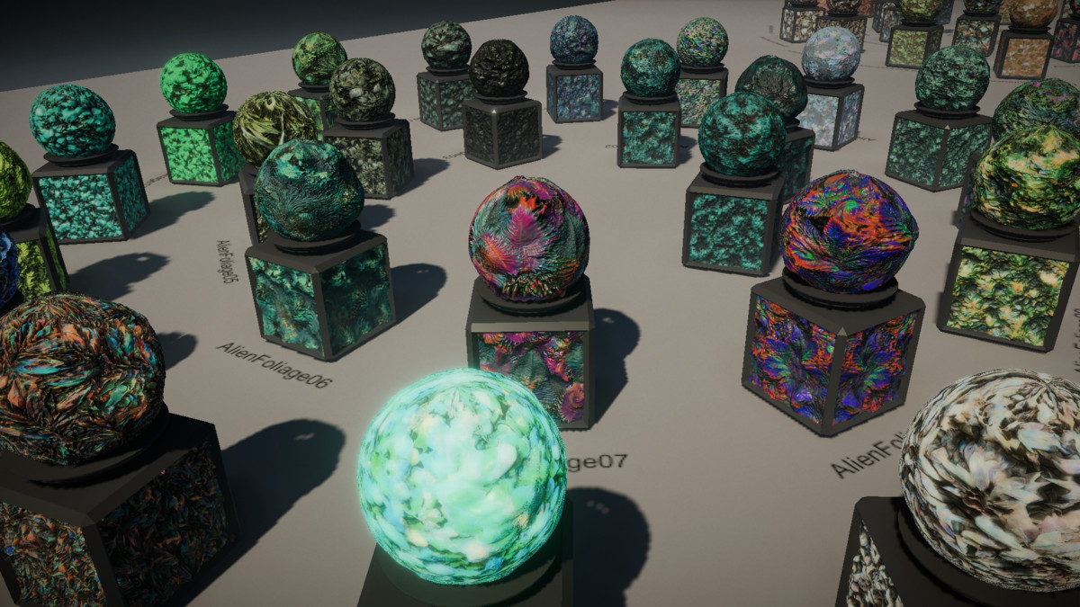 Alien Nature Materials - Foliage
