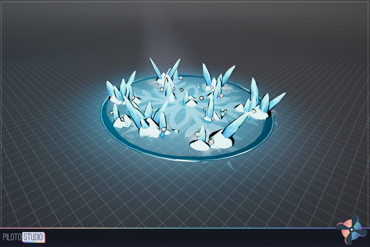 Roguelike Magic Ice VFX