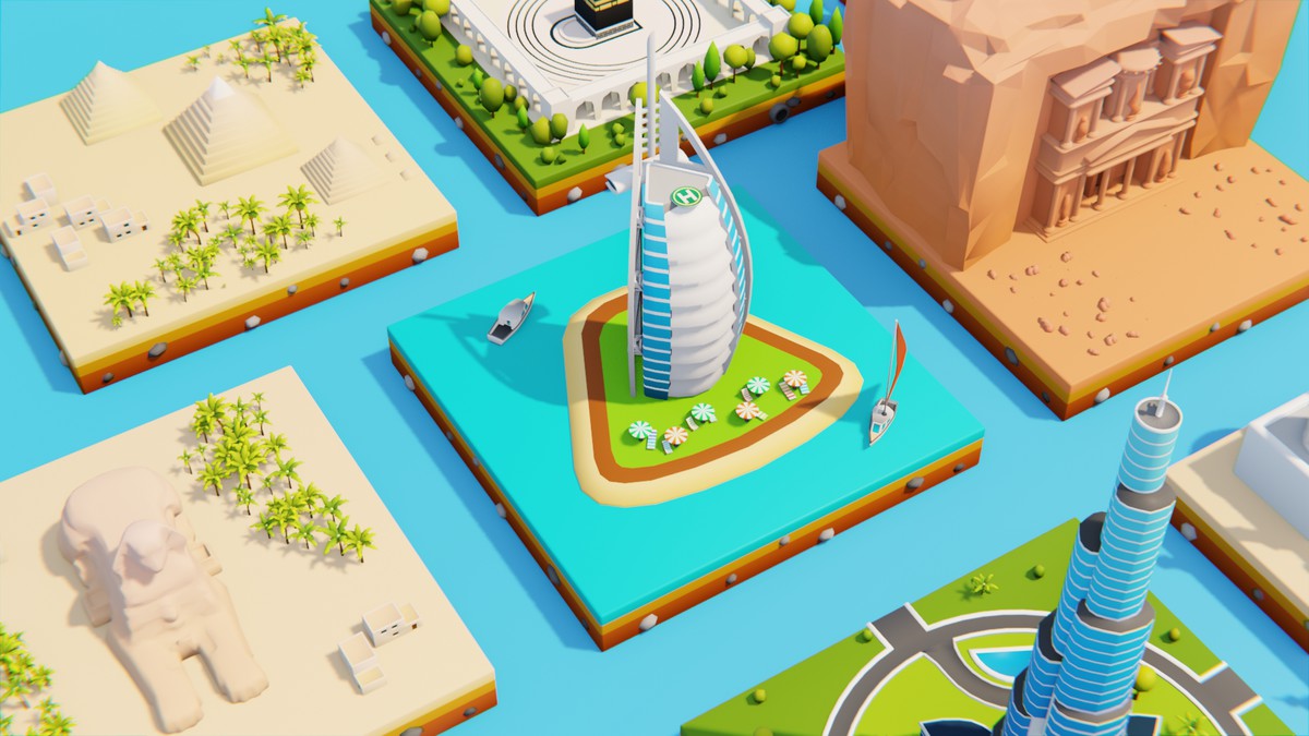 Low Poly Middle East LandMarks by IGS