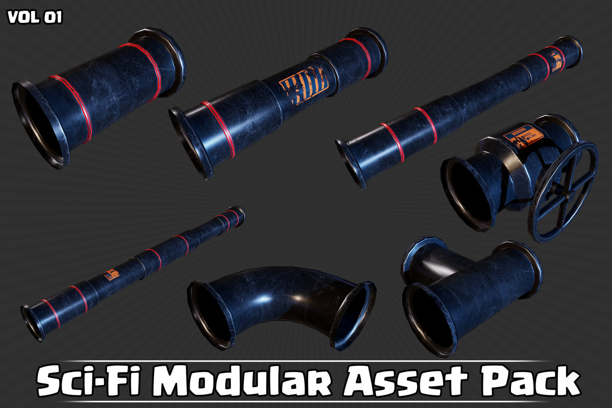 Sci-Fi Modular Assets