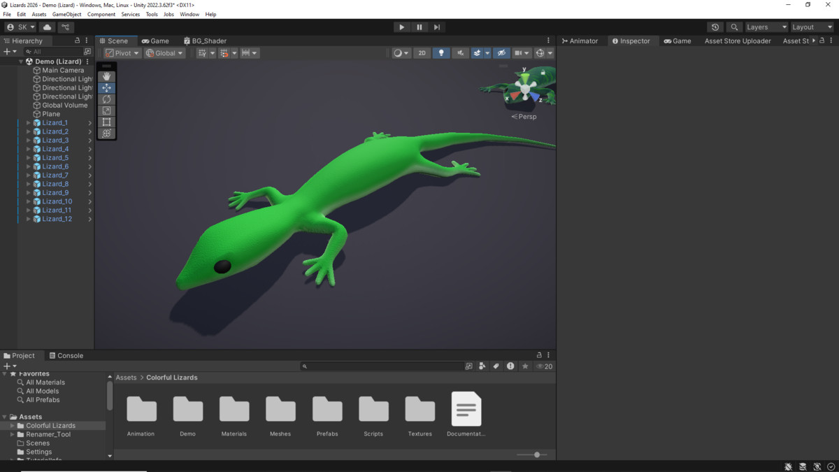 Colorful Lizards Pack