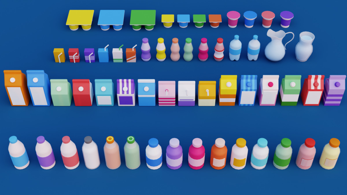 Cartoon Drinks & Beverages Pack