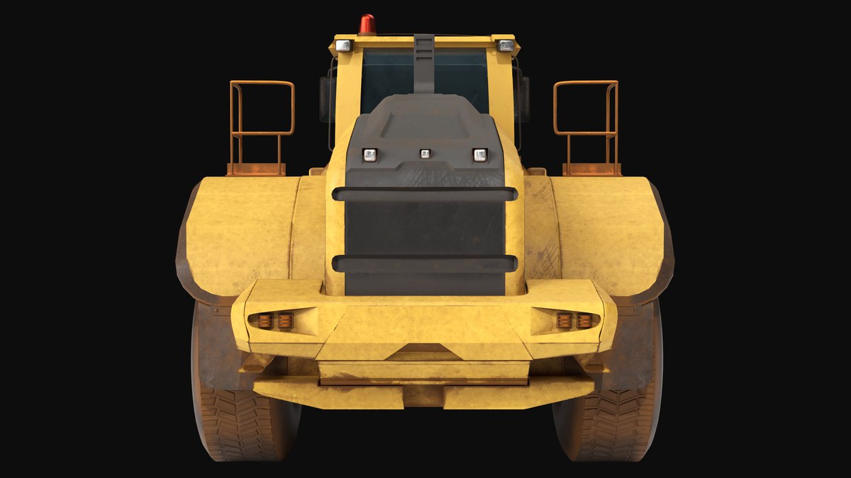 Dirty Mining Truck 02 URP HDRP Textures