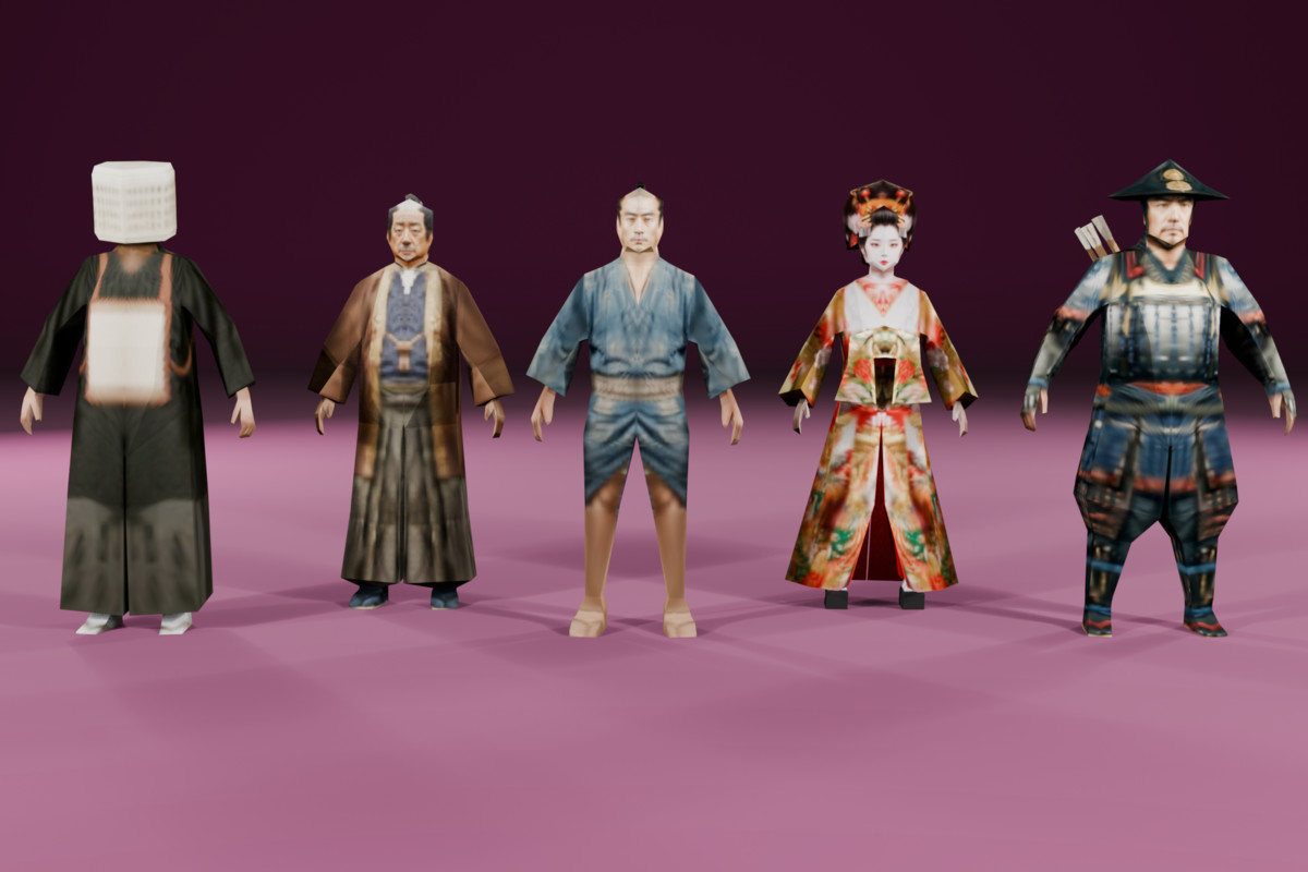 Low Poly Samurai Expansion Pack
