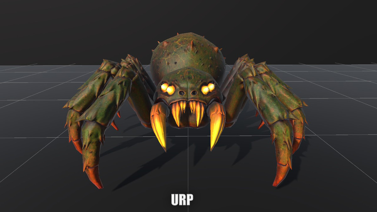 Spider - Game ready character Low-poly 3D model