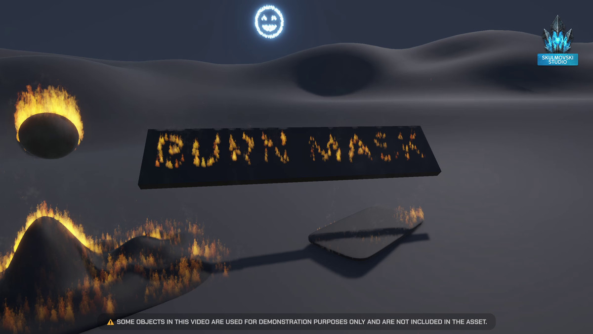 Fire VFX — Wraps Any Mesh · Point Cache · URP