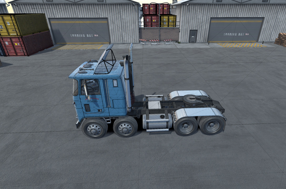 TwinSteer cabover truck