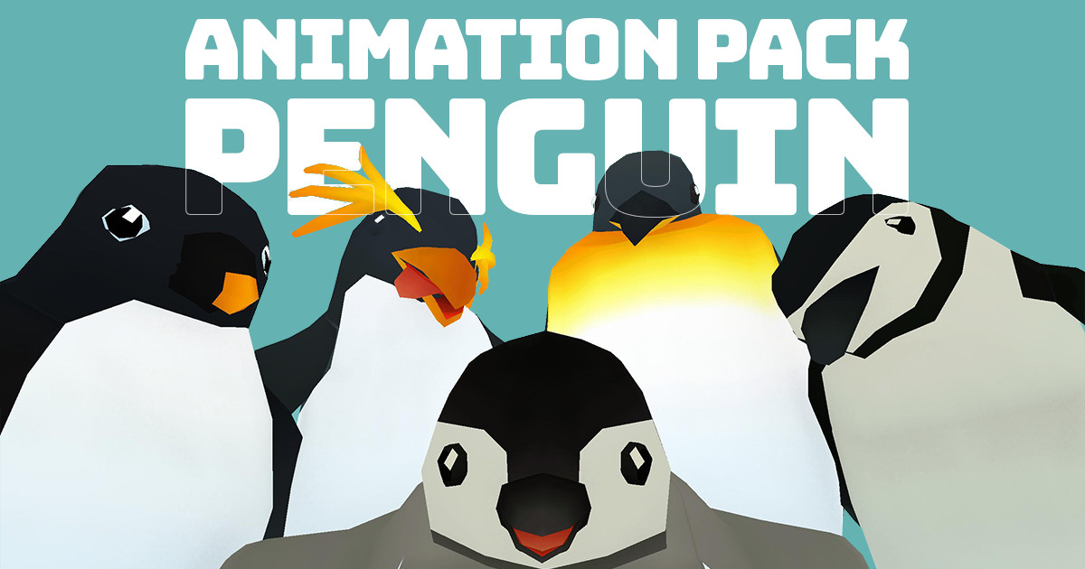 Stylized Penguin Animation Pack