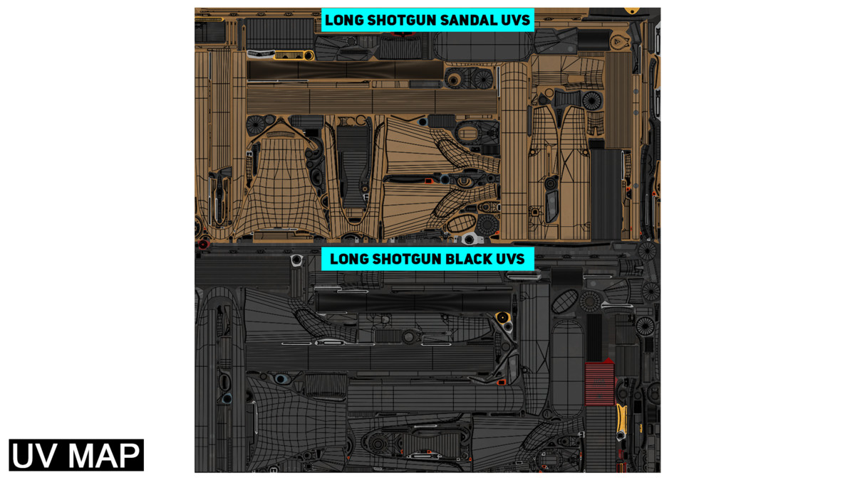 Shotgun Collection 01 URP HDRP Textures
