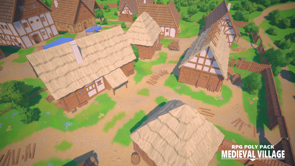 RPG Poly Pack - Medieval Village