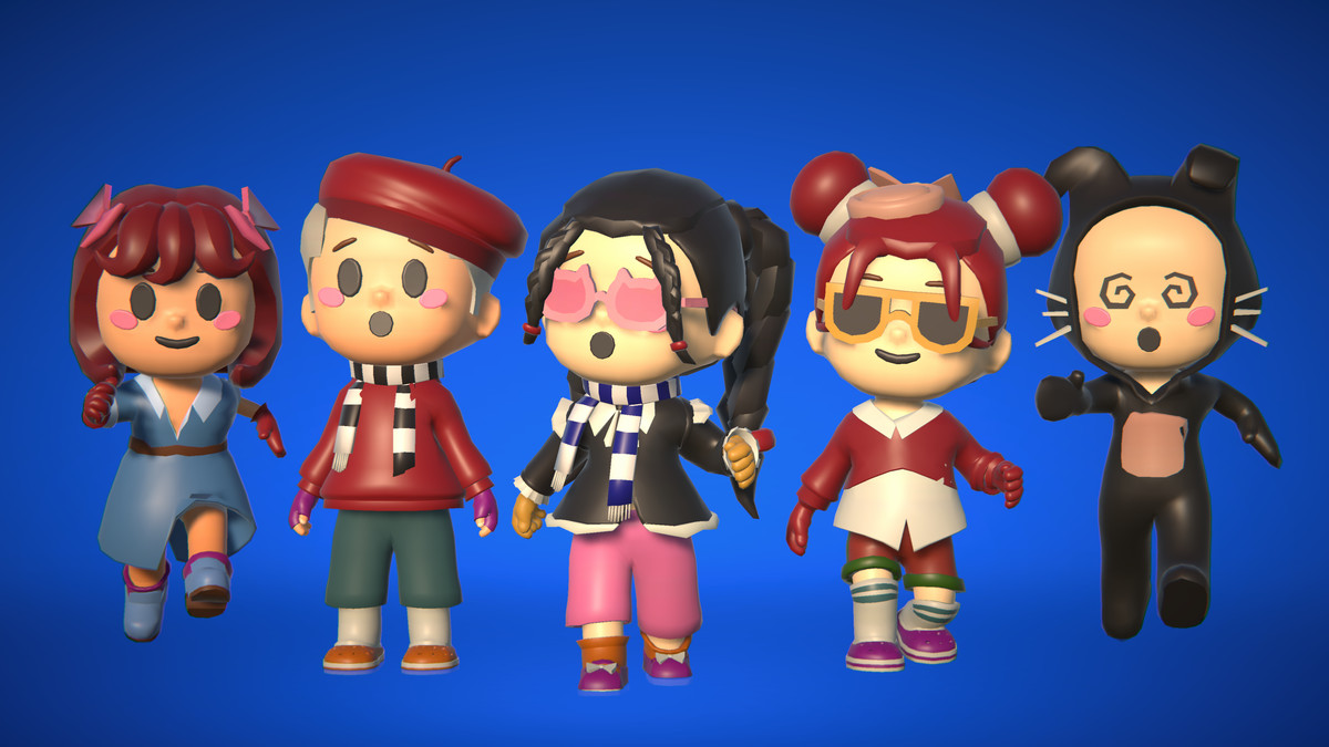Cute Modular Character Pack – Low Poly Animated
