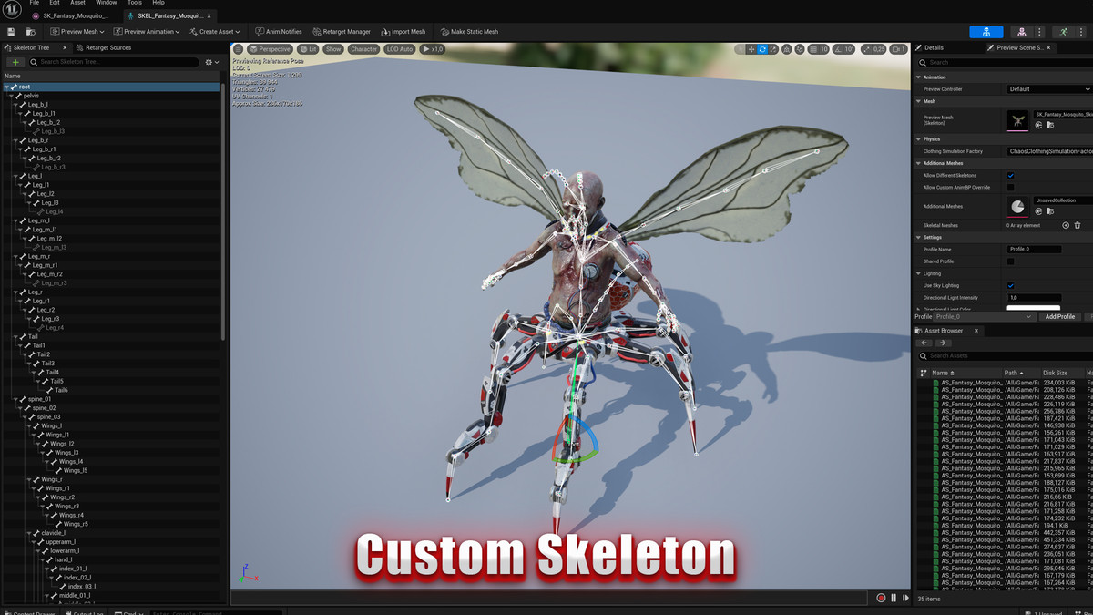 Fantasy Cyborg Mosquito