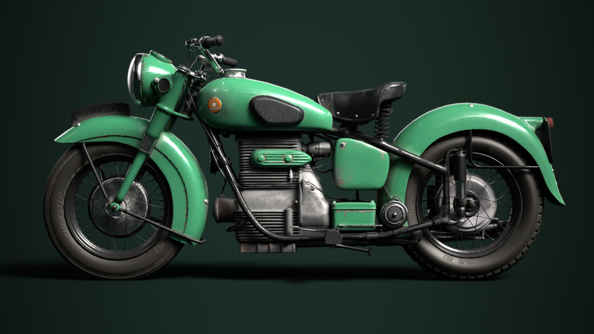 Retro Motorcycle